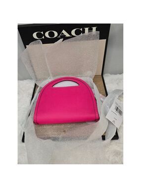 NWT Coach Top Handle Card Case - Dragonfruit